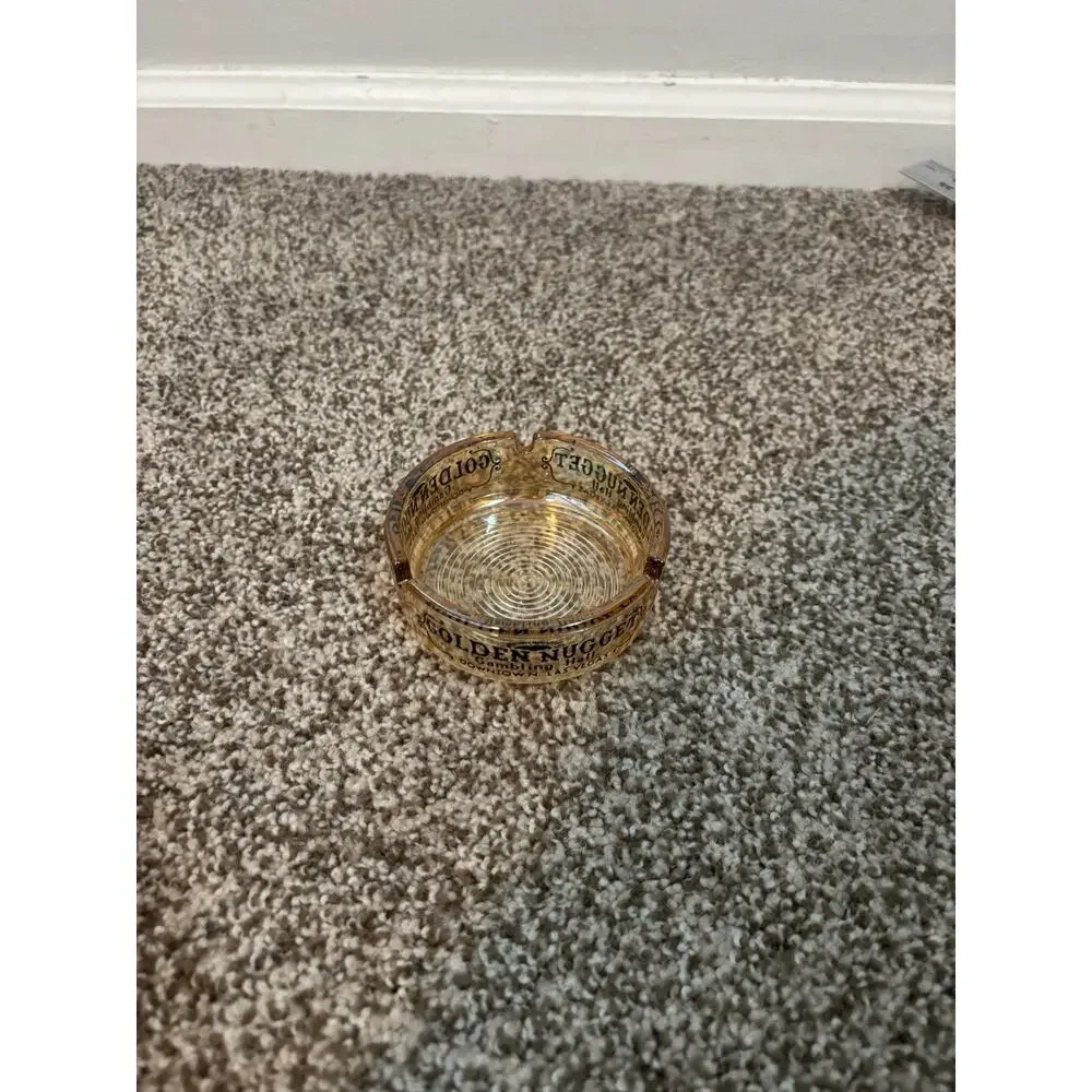 Vintage Golden Nugget Gambling Hall Downtown OLD Las Vegas NV Ashtray CASINO